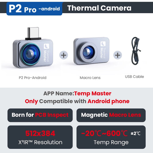 Thermal Master P2Pro Thermal Imager Magnetic Macro Lens 15X