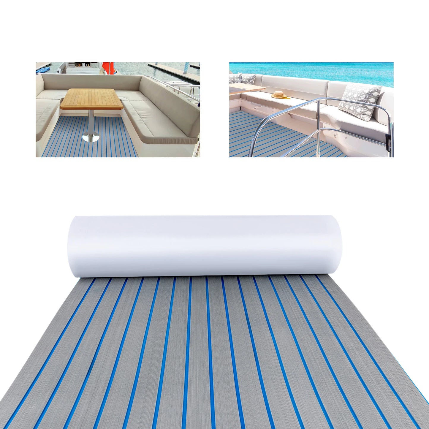 Hign-concerned EVA Foam Boat Deck Mat Non Slip Faux Teak