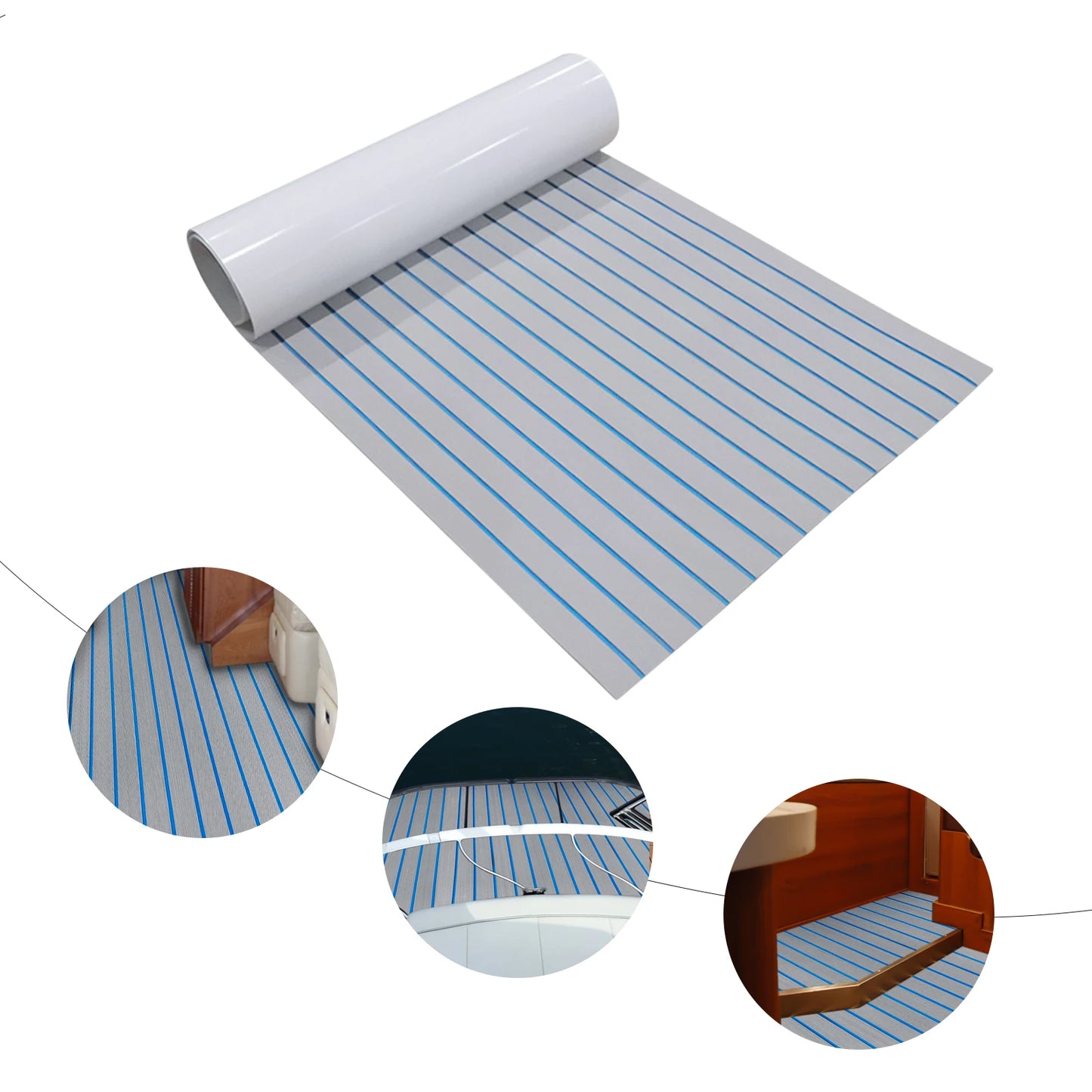 Hign-concerned EVA Foam Boat Deck Mat Non Slip Faux Teak