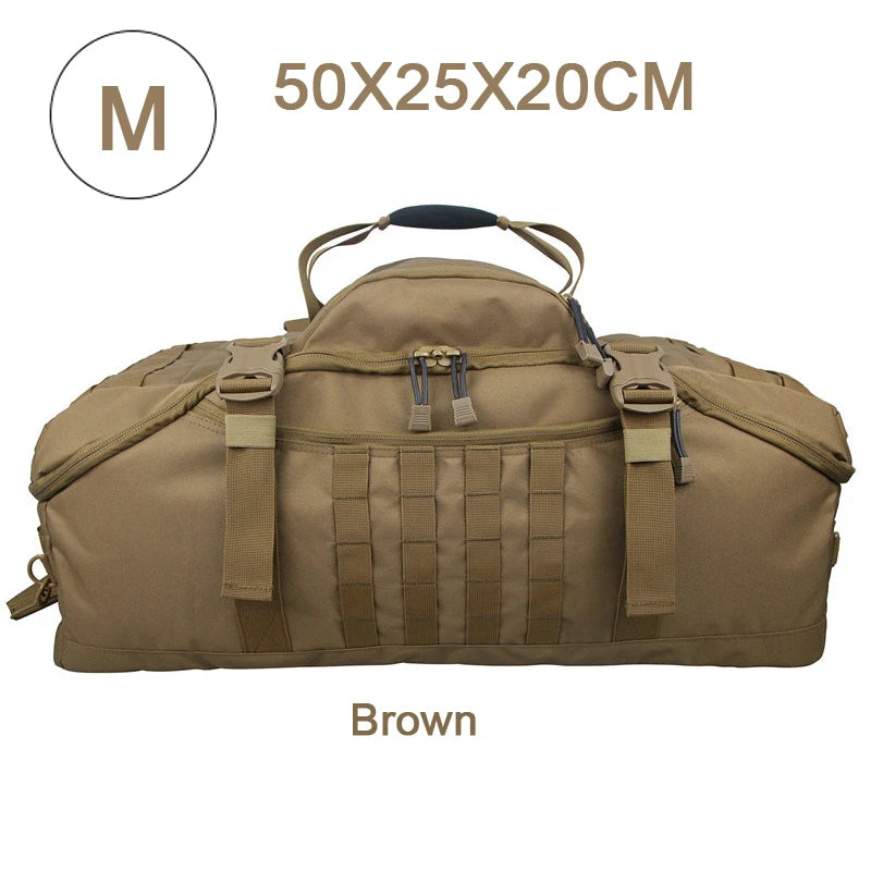 LQARMY Tactical Outdoor Backpack Molle Duffel Bag Travel