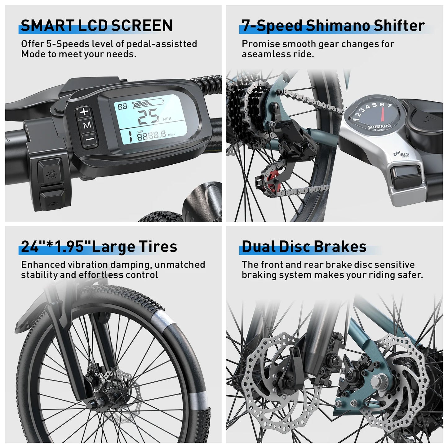 Origin Electric Mountain Bike 36V 500W 21 Speed Ebike
