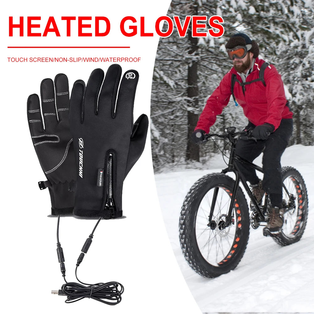 ALLOYSEED Heated Gloves Thermal Warmth For Winter Sports