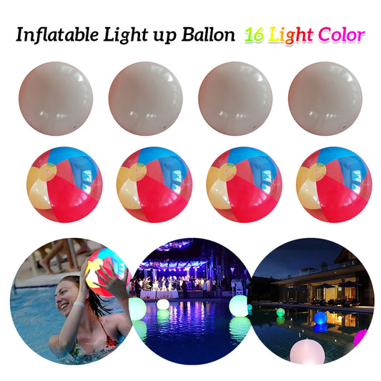 Hign-concerned Glow Beach Ball LED Pool Party Toy Glowing