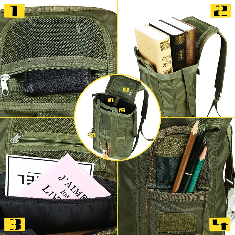 LQARMY Durable All Purpose Backpack For Hiking And Camping