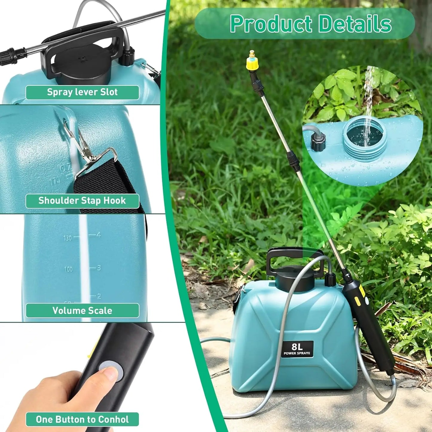 Hign Concerned Electric Sprayer Garden Mister USB Pro