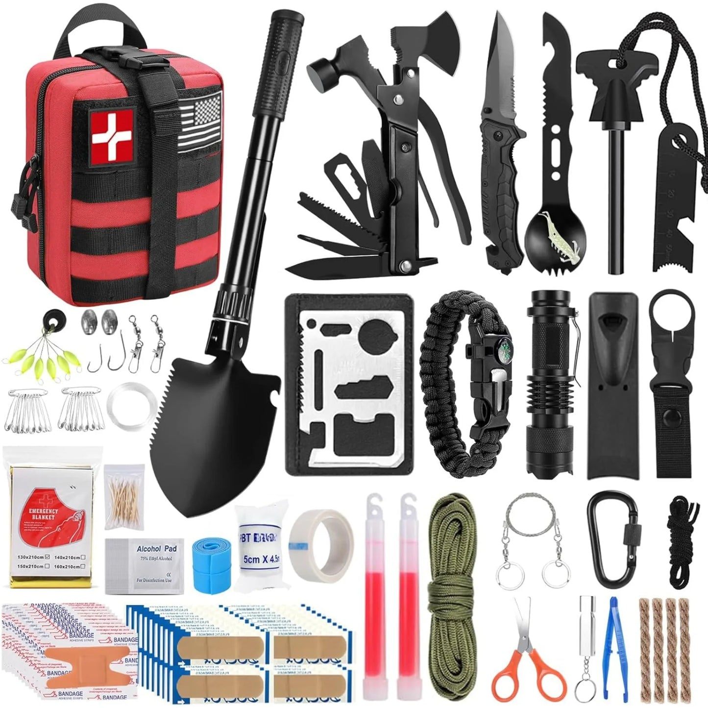 Hign-concerned Survival Kit And First Aid Tools Set