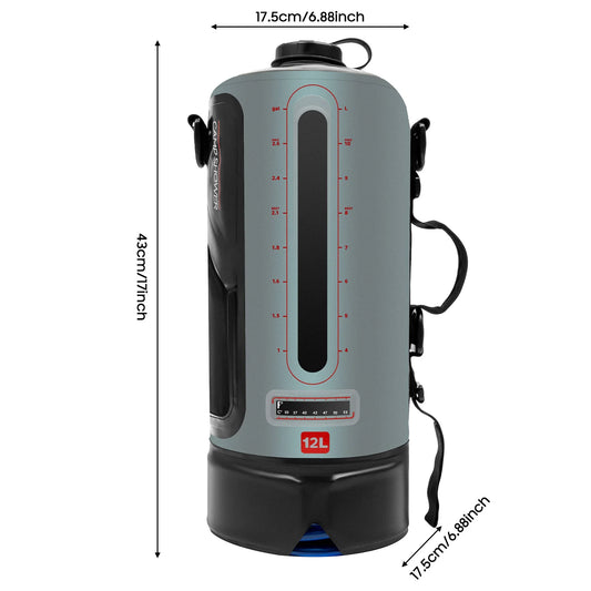 Portable Pressure Camp Shower With Detachable Double Straps