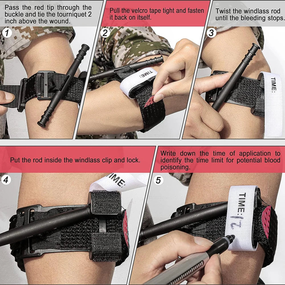 Hign-concerned Emergency Tourniquet Portable First Aid Gear