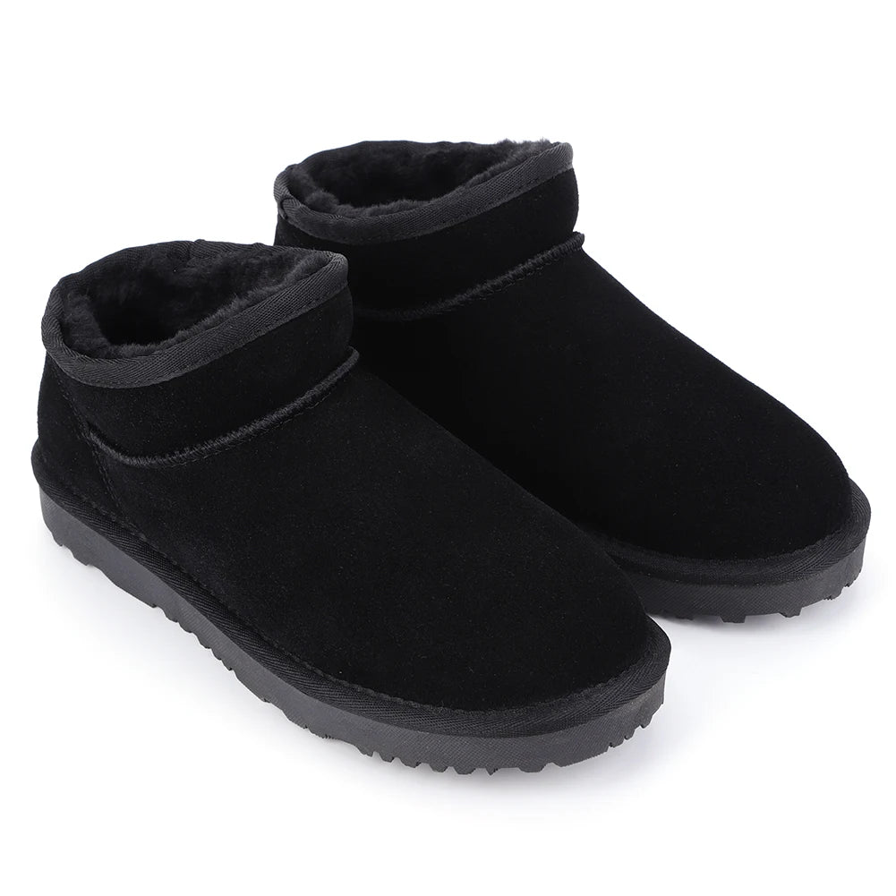 Jocestyle Women Snow Boots Anti Slip Warm Faux Fur Lined