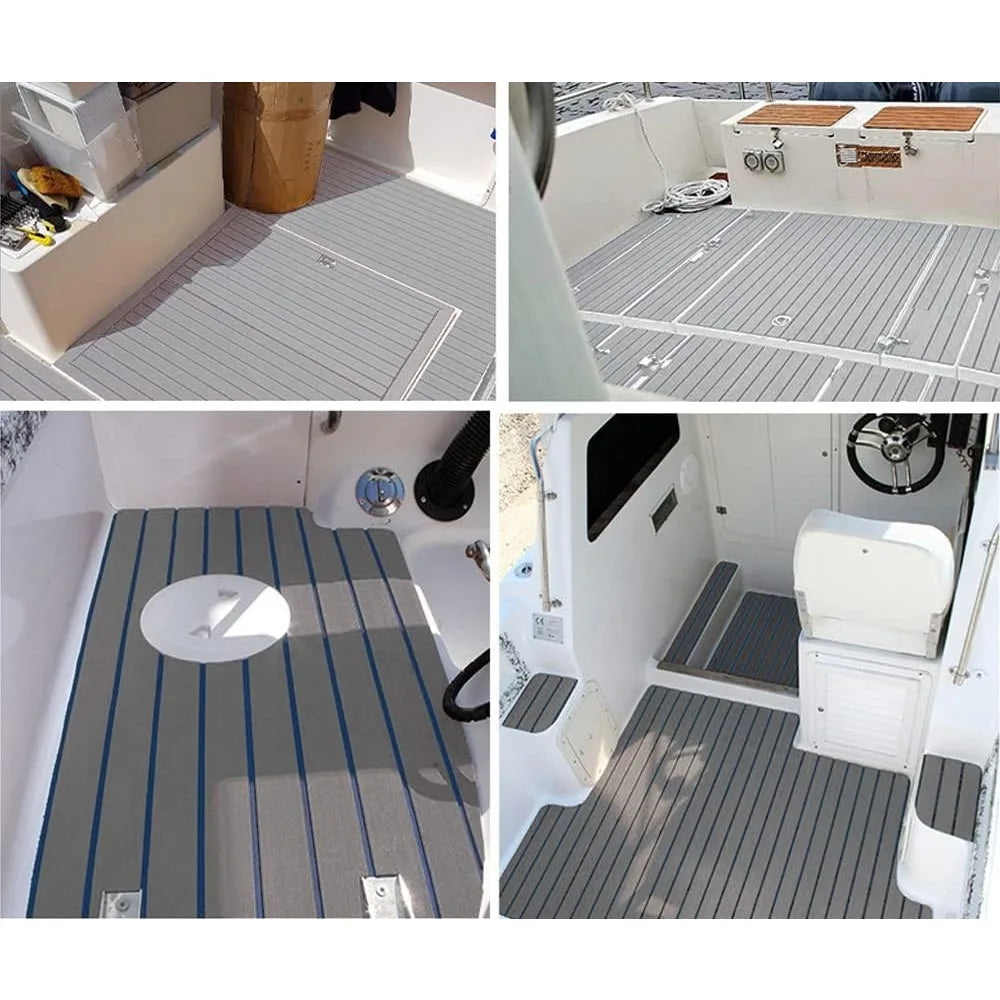 Hign-concerned EVA Boat Decking Foam Flooring Faux Teak Mat