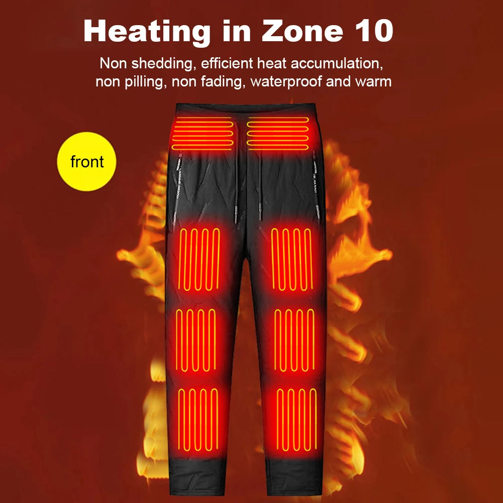 APWIKOGERCN Heated Pants USB Electric Heating Trousers
