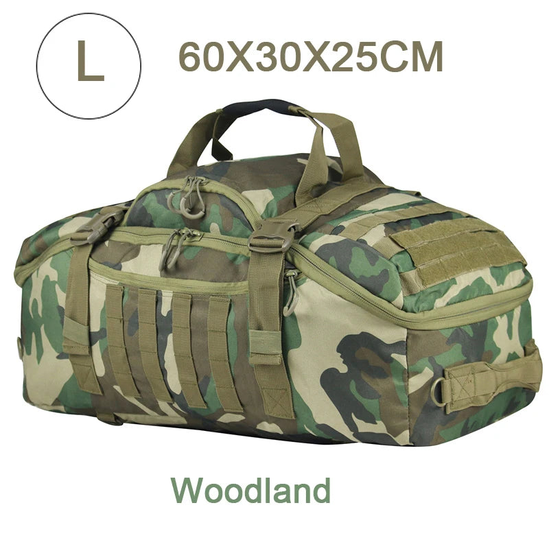LQARMY Tactical MOLLE Backpack for Hiking and Camping