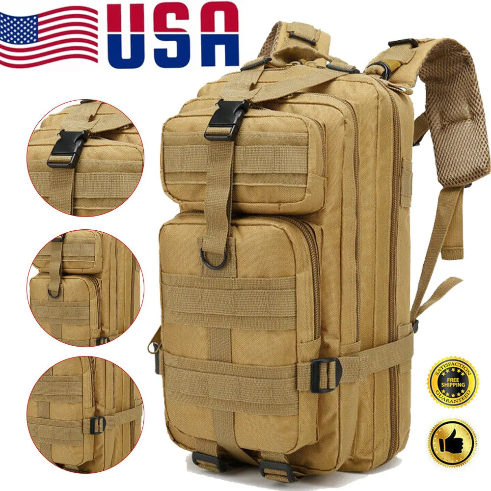Hign-concerned Tactical Backpack 3P Molle Bag For Outdoors