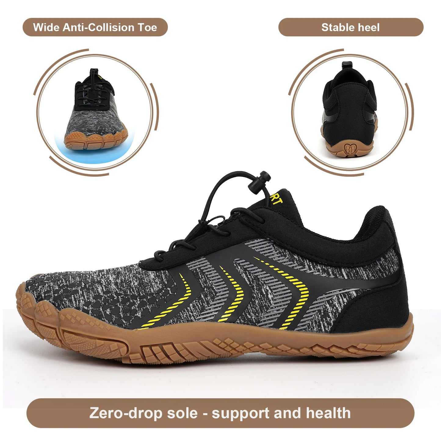 APWIKOGER Aqua Water Shoes Unisex Swim Diving Footwear