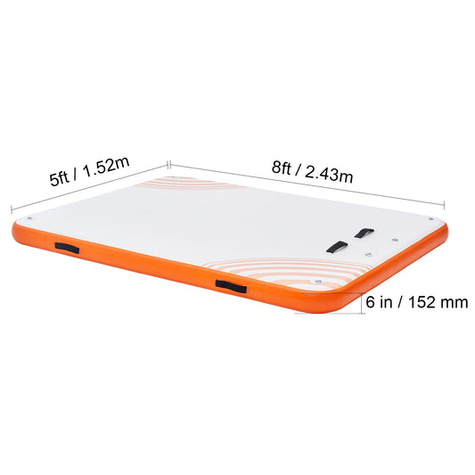VEVOR Inflatable Floating Dock With Detachable Ladder