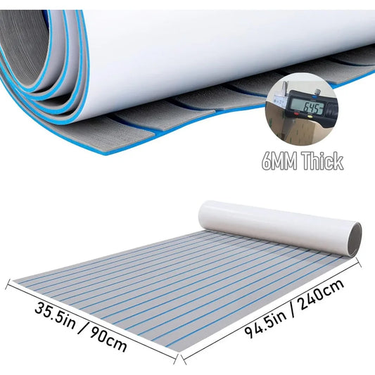 Hign-concerned EVA Boat Decking Foam Flooring Faux Teak Mat