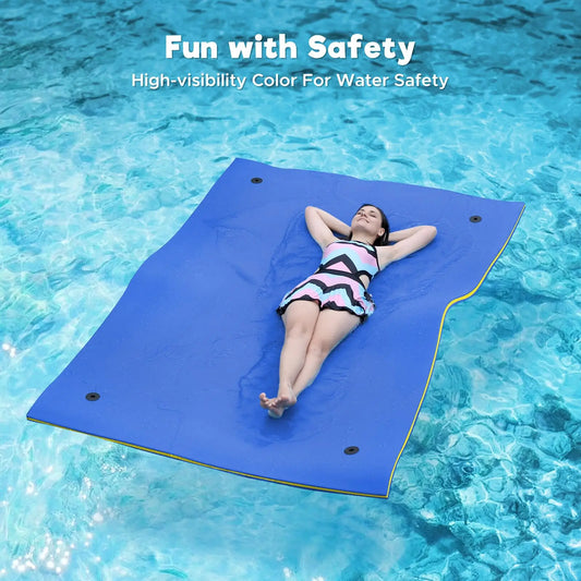 Floating Water Pad Mat For Sunbathing And Water Sports