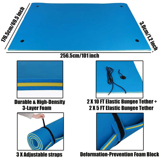 HAL Floating Water Pad Mat For Pool Beach Lake Fun