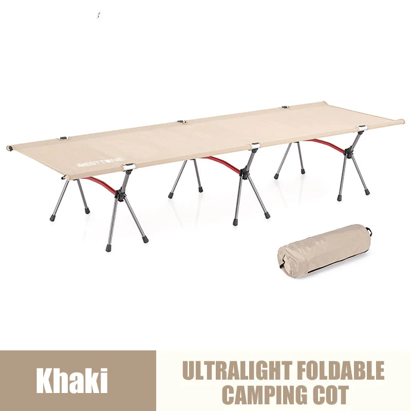 West Tune Ultralight Camping Cot With Leg Extenders
