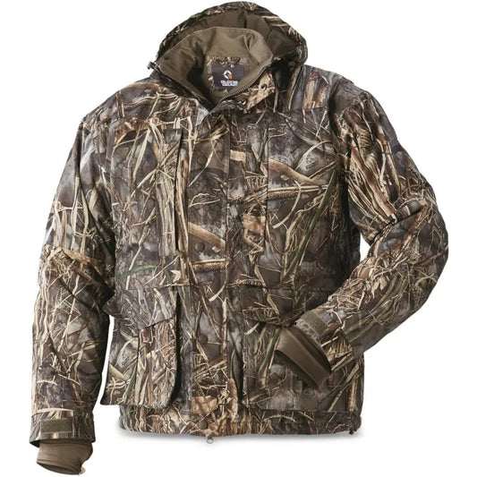 YTYINCN Waterfowl Camo Jacket Mossy Oak Waterproof Insulated
