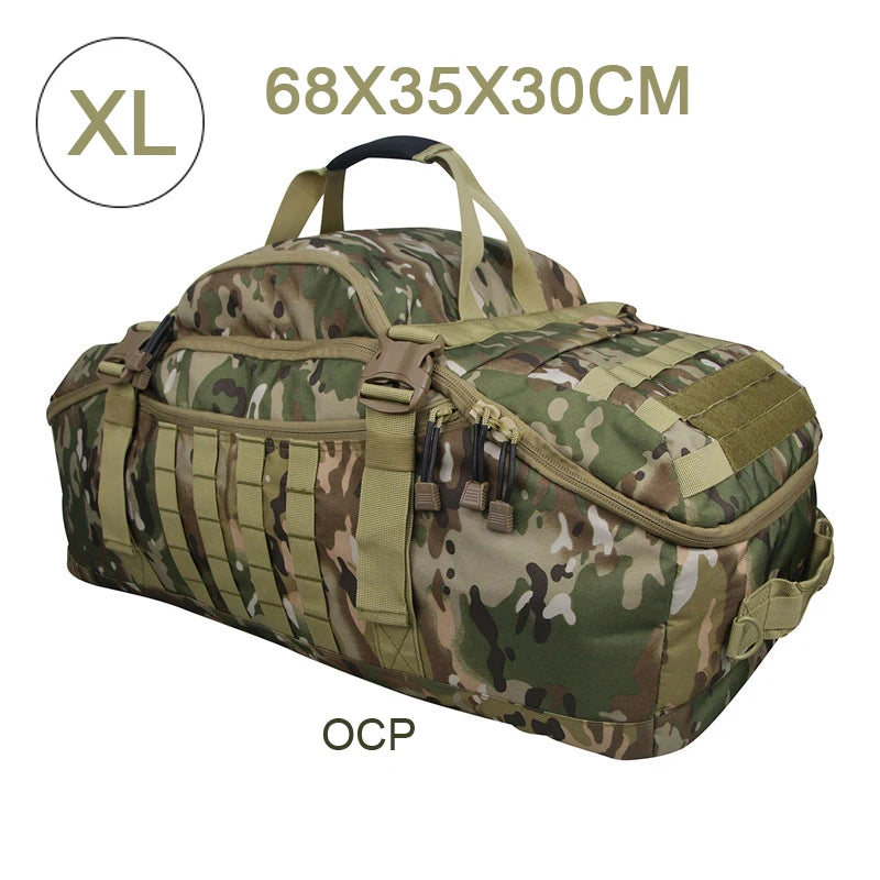 LQARMY Tactical MOLLE Backpack for Hiking and Camping